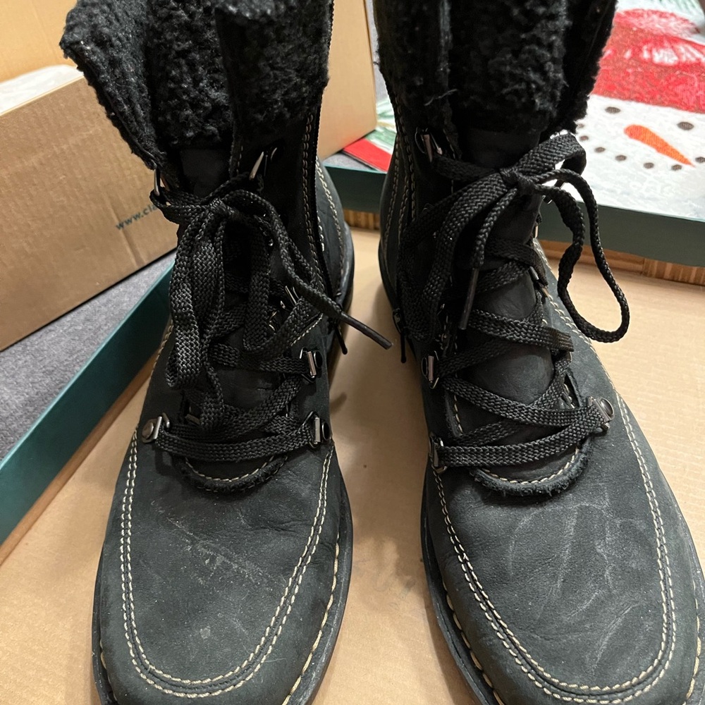 Clarks Black Winter & Rain Boots